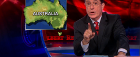 Hin ameríski húmoristi og samfélagsrýnir Stephen Colbert tekur frumlegan snúning á loftslagsmálunum og afneituninni í þætti sínum The Colbert Report, sjá myndband: The Colbert Report Get More: Colbert Report Full […]