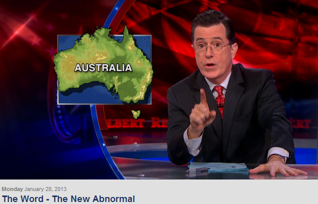 Stephen Colbert – Frumlegur snúningur á loftslagsumræðunni
